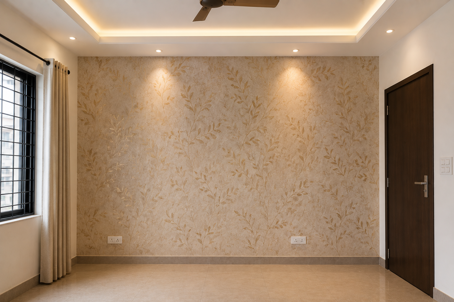 Accent Wallpaper Wall - After
